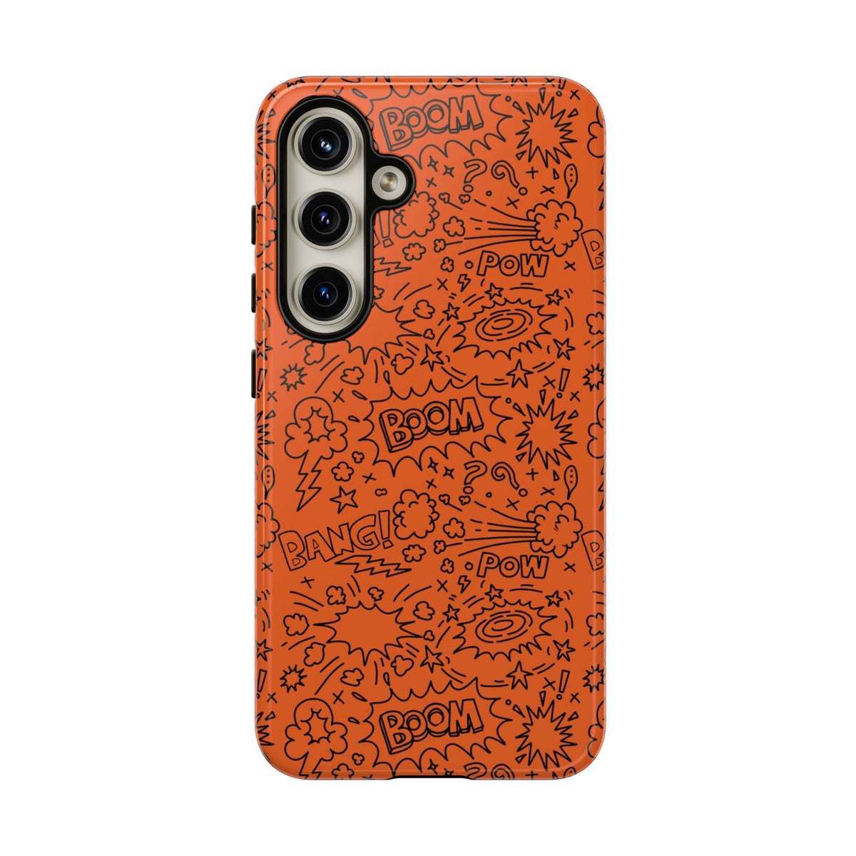 Wow Orange Tough Case for iPhone, Galaxy, or Google Pixel