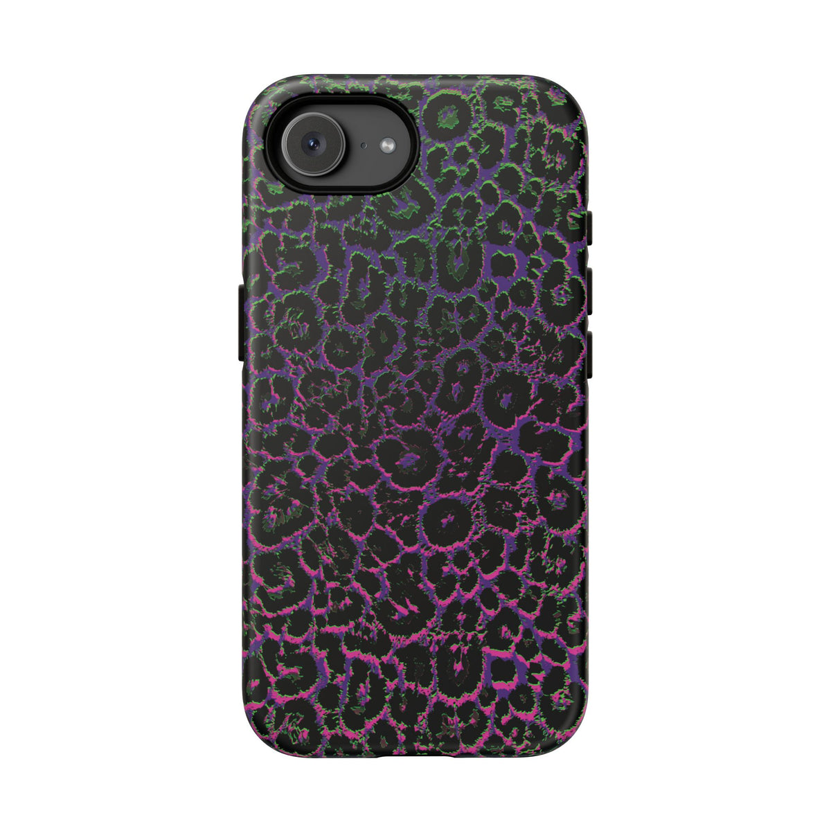 Colorful Leopard Tough Phone Case for iPhone, Galaxy, or Google Pixel