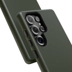 Olive Green Tough Phone Case for iPhone, Galaxy and Google Pixel
