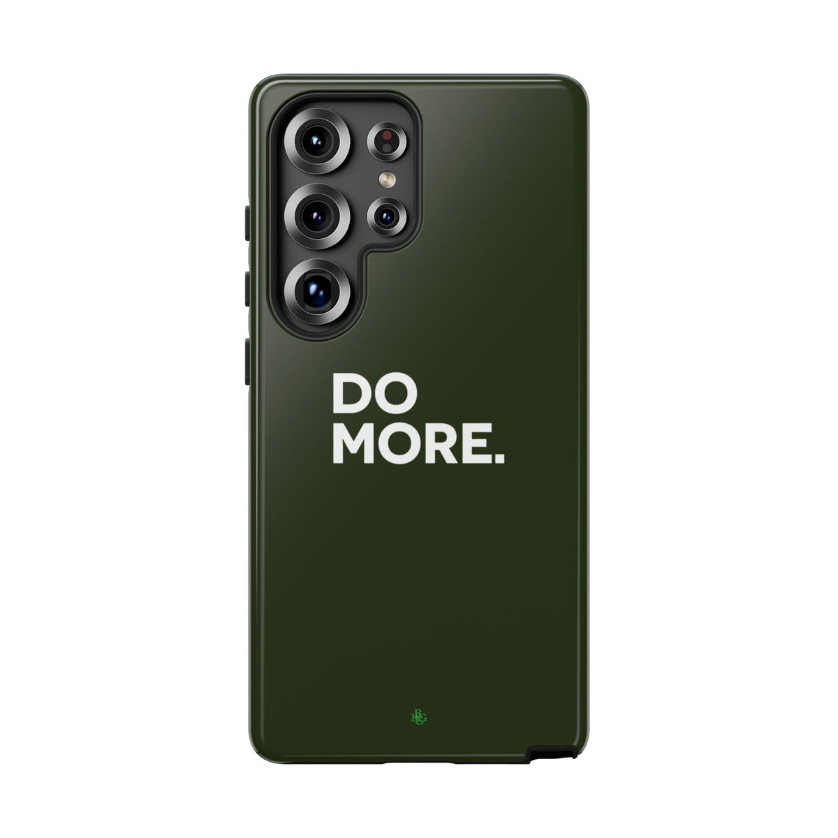 Olive Green Do More Tough Phone Case for iPhone, Galaxy, or Google Pixel