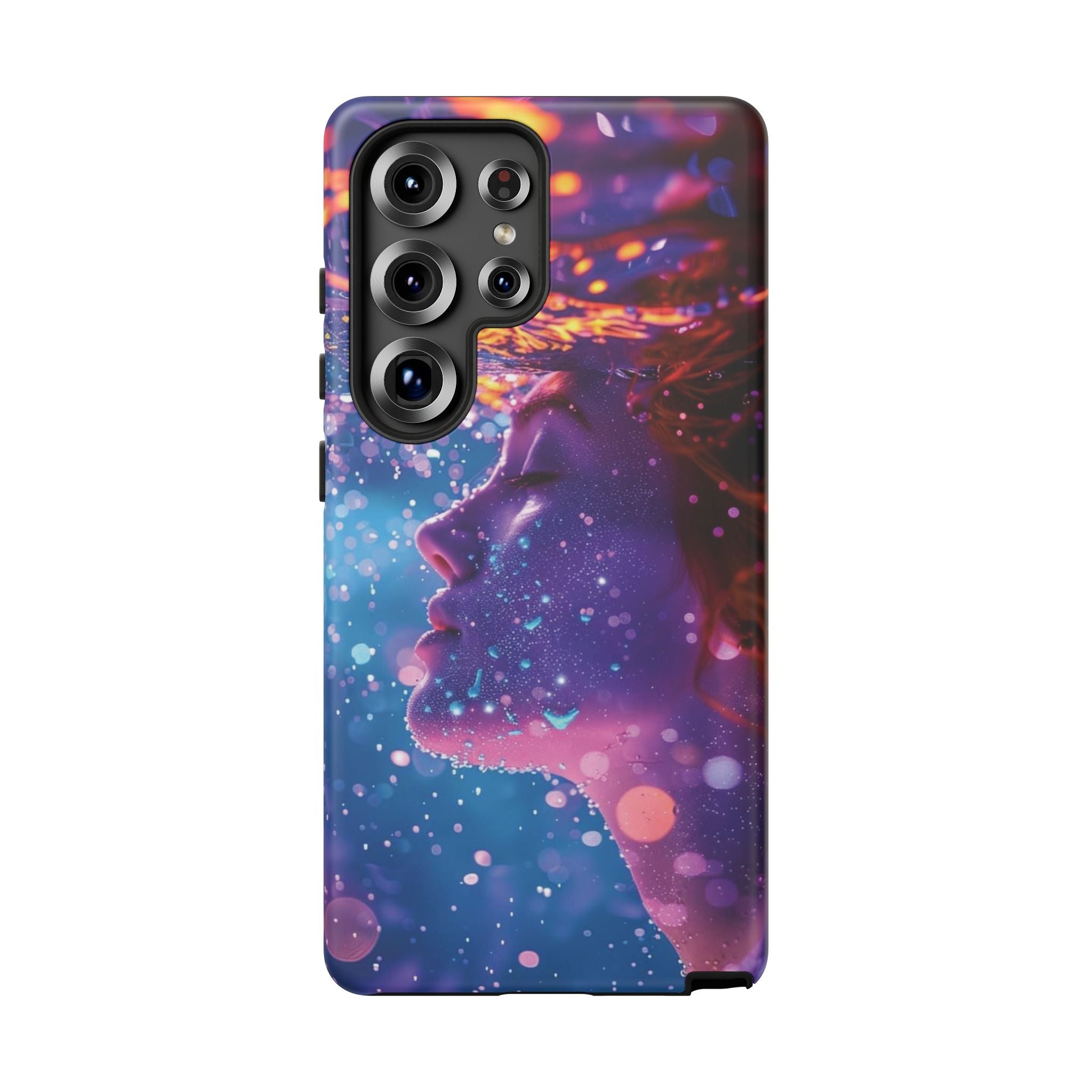 Meditating Underwater Tough Phone Case for iPhone, Galaxy, or Google Pixel