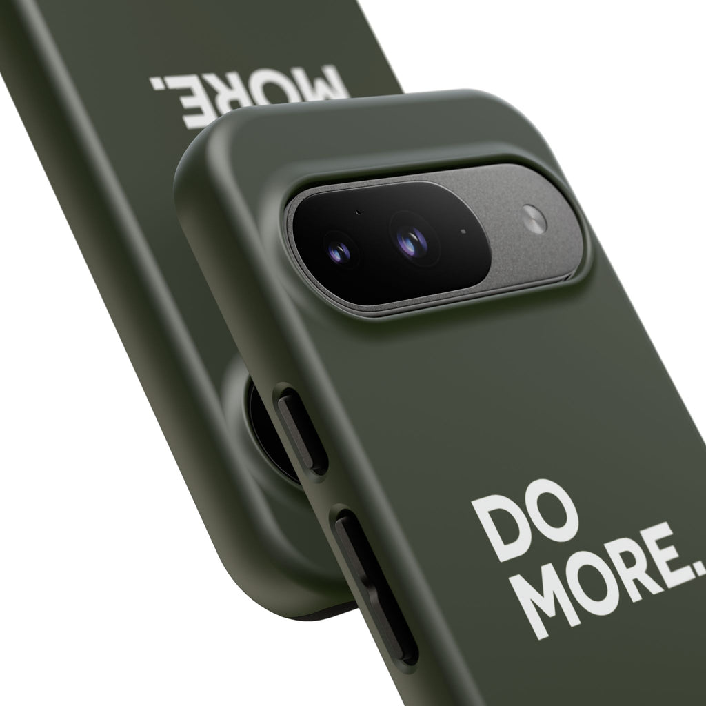 Olive Green Do More Tough Phone Case for iPhone, Galaxy, or Google Pixel