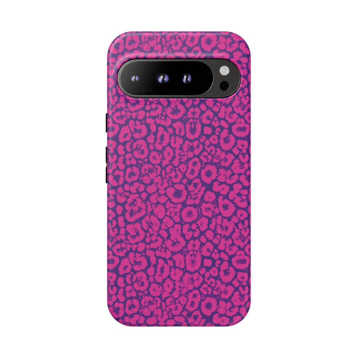 Pink Purple Leopard Tough Phone Case iPhone, Galaxy and Google Pixel