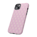 Pink 'LOVE' Pattern Tough Phone Case