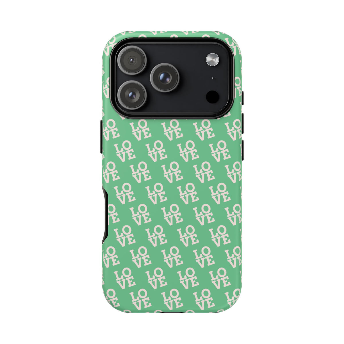LOVE Aqua Tough Phone Case for iPhone, Galaxy, or Google Pixel