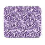 Purple Zebra Print Mouse Pad