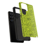 Neon Lime Wow Tough Case for iPhone, Galaxy, or Google Pixel
