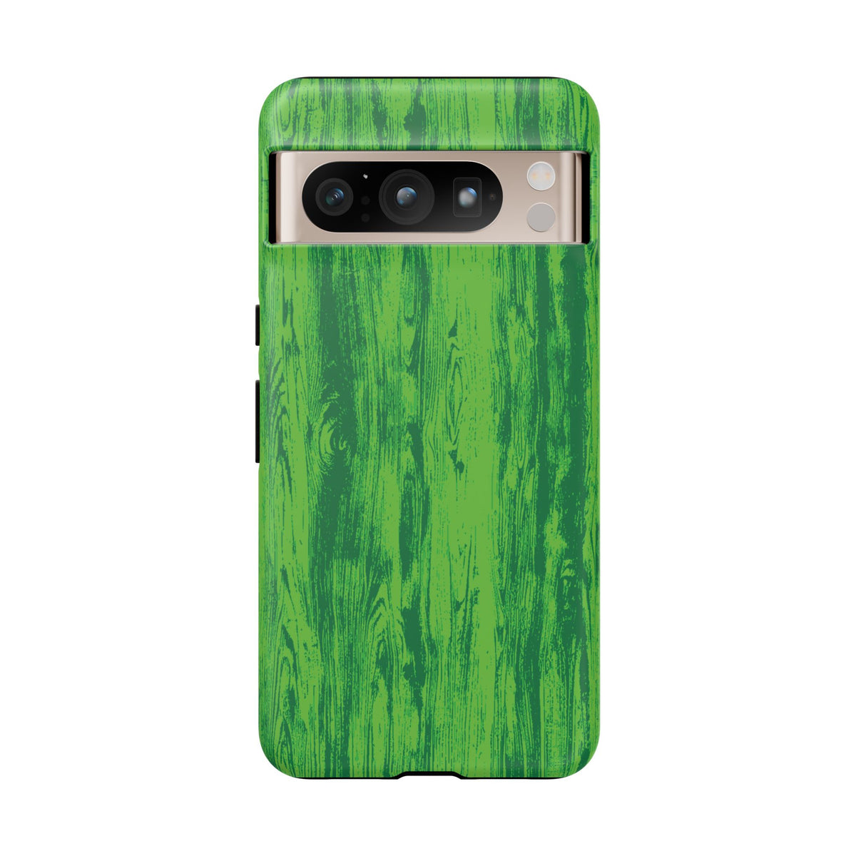 Neon Green Wood Tough Phone Case iPhone, Galaxy, or Google Pixel