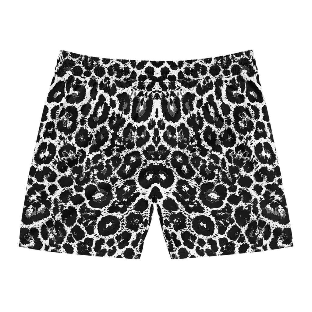 Leopard Men's Mid-Length Swim Shorts