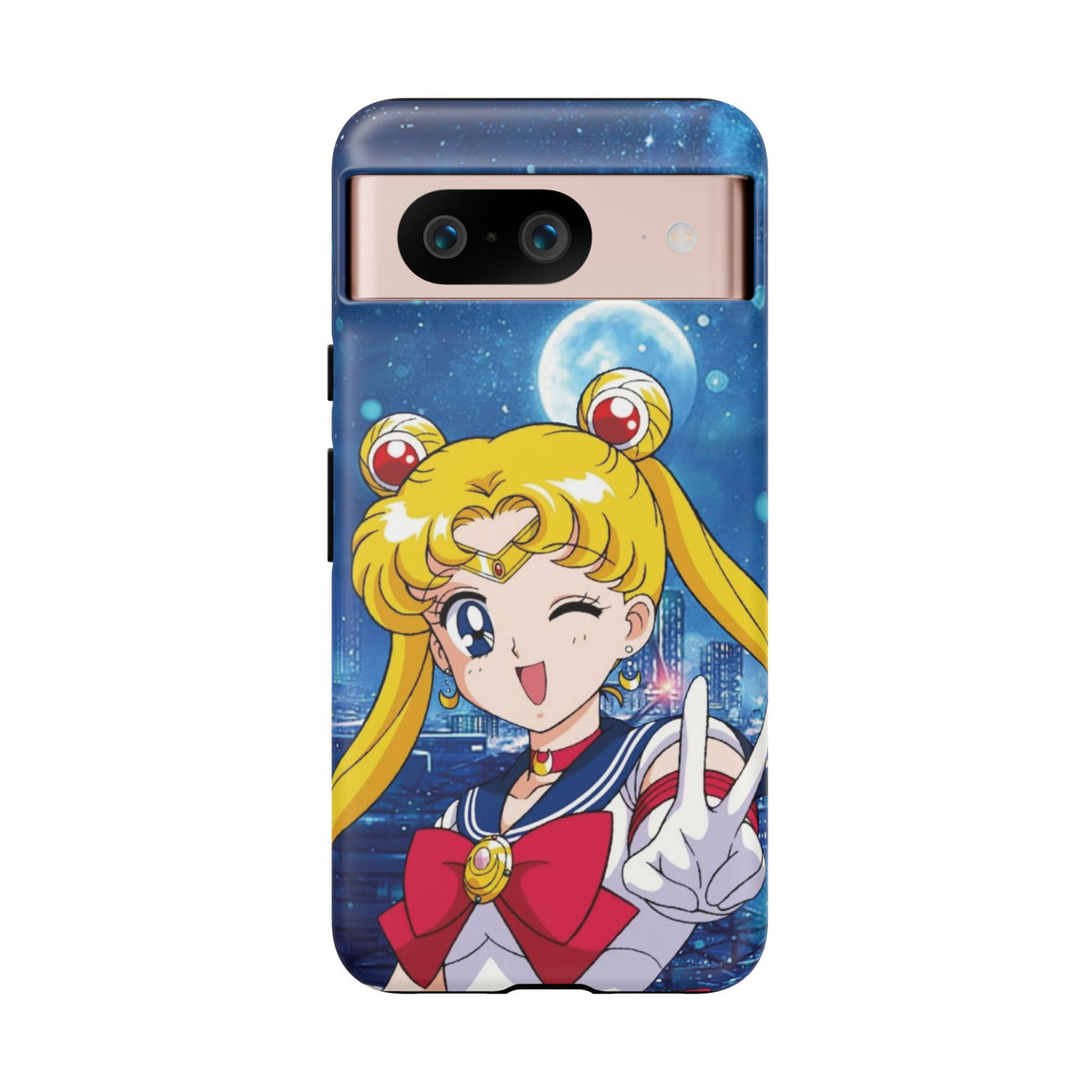 Blue S Moon Tough Case for iPhone, Galaxy, or Google Pixel