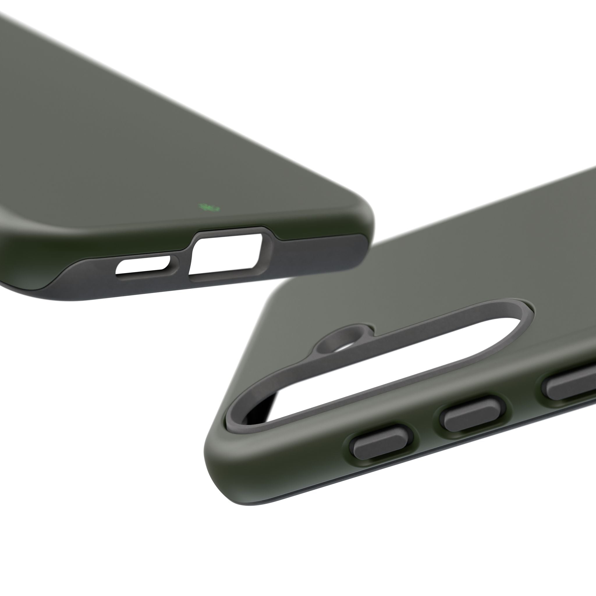 Olive Green Tough Phone Case for iPhone, Galaxy and Google Pixel