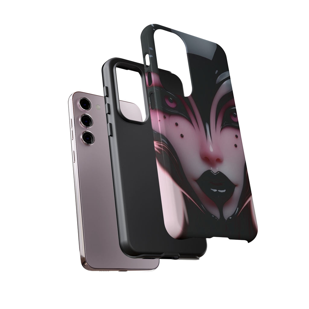 Pink Alien Tough Phone Case for iPhone, Galaxy, or Google Pixel