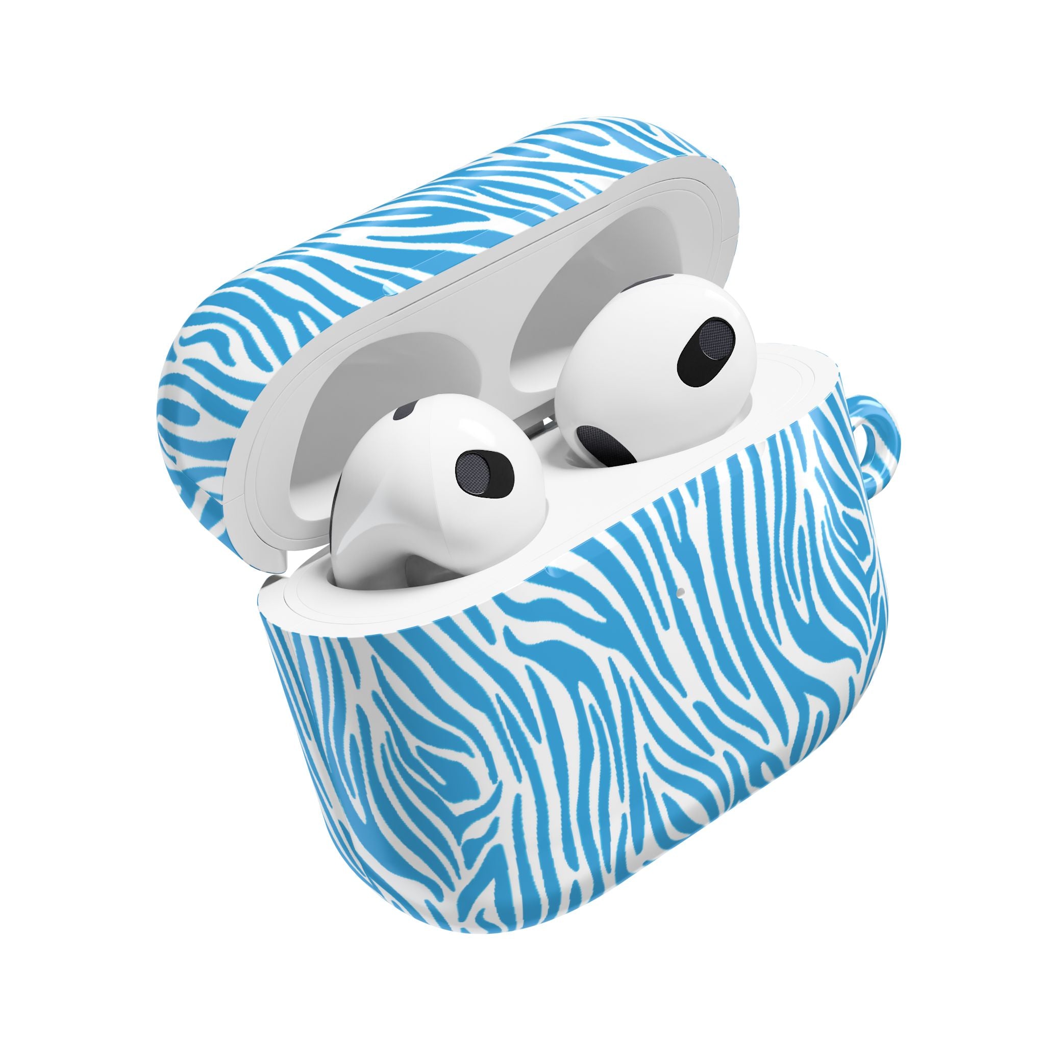 Blue Zebra AirPod Cases