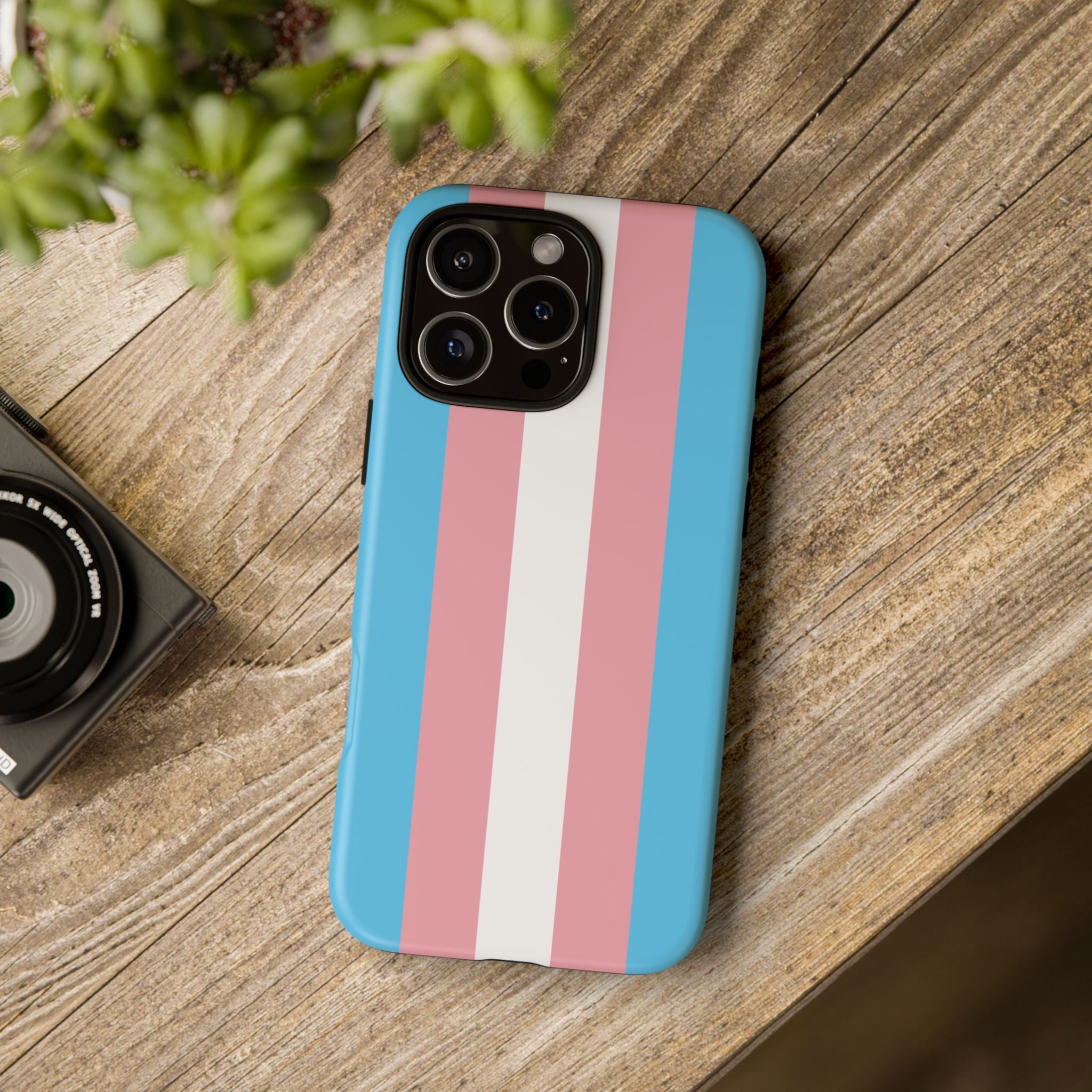 Trans Colors Tough Phone Case for iPhone, Galaxy, or Google Pixel