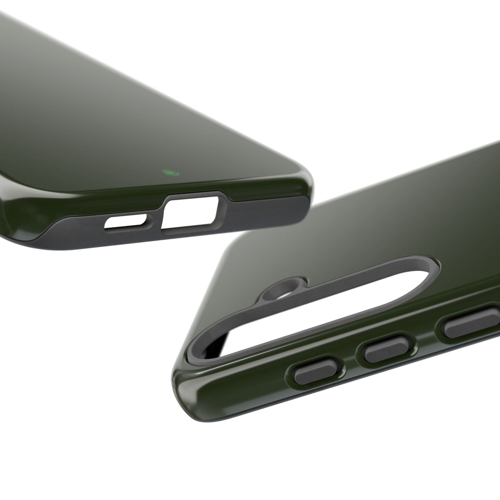Olive Green Tough Phone Case for iPhone, Galaxy and Google Pixel