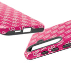 Vibrant Pink LOVE Tough Case iPhone, Galaxy, or Google Pixel