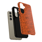 Wow Orange Tough Case for iPhone, Galaxy, or Google Pixel