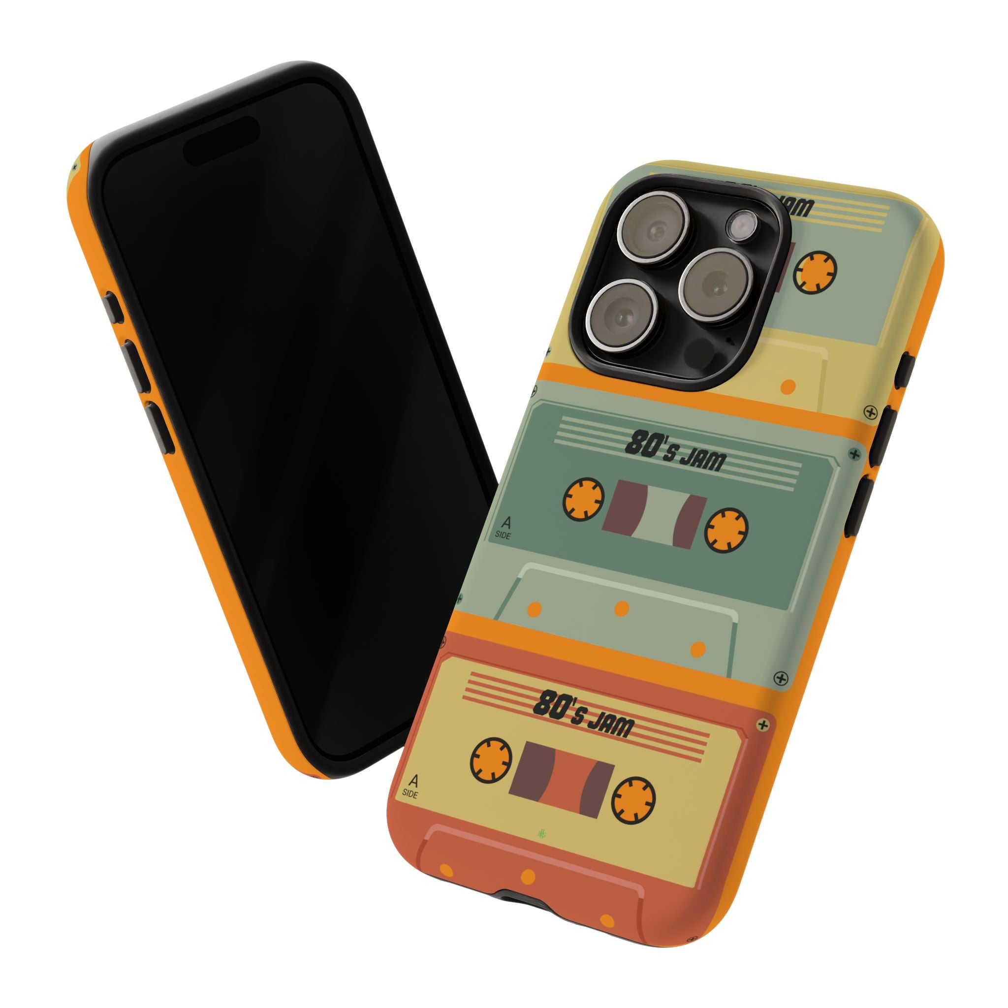 Retro 80's Jam RG Tough Phone Case for iPhone, Galaxy, or Google PIXEL