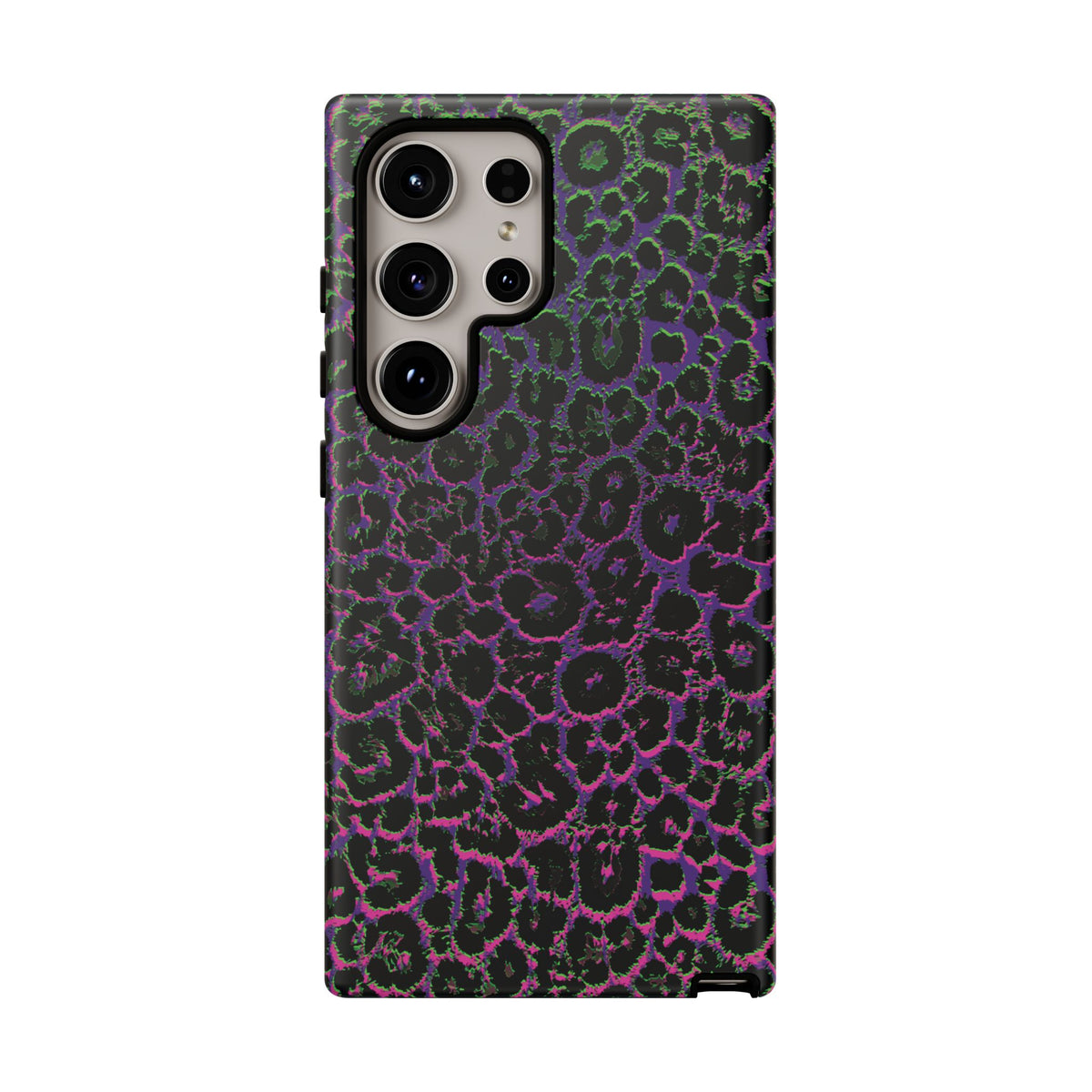 Colorful Leopard Tough Phone Case for iPhone, Galaxy, or Google Pixel