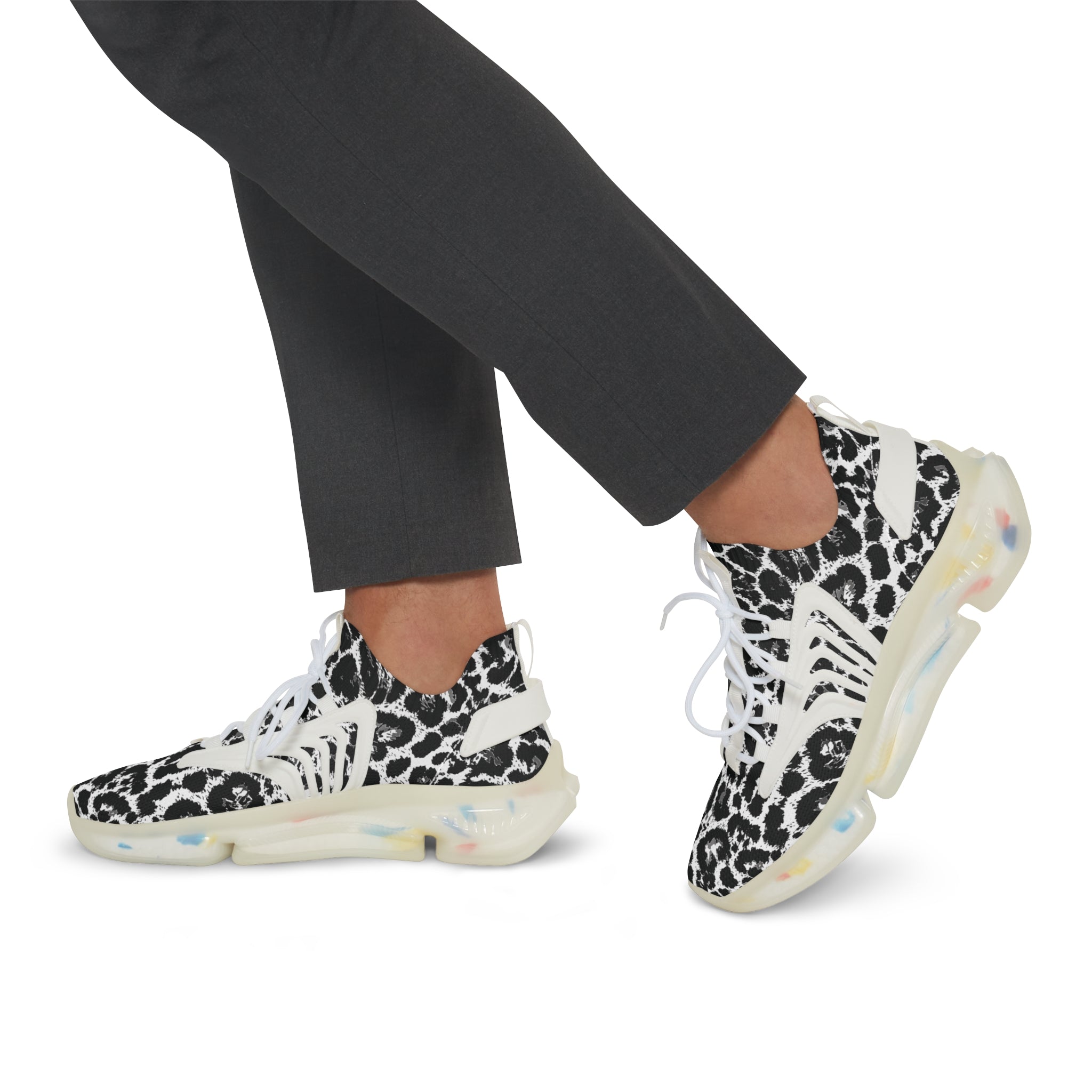 Leopard Men's Mesh Sneakers