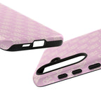 Pink 'LOVE' Pattern Tough Phone Case
