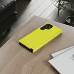 Yellow RG Tough Phone Case for iPhone, Galaxy, or Google Pixel