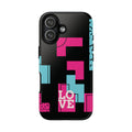 Retro Blocks LOVE Tough Case for iPhone, Galaxy or Google Pixel