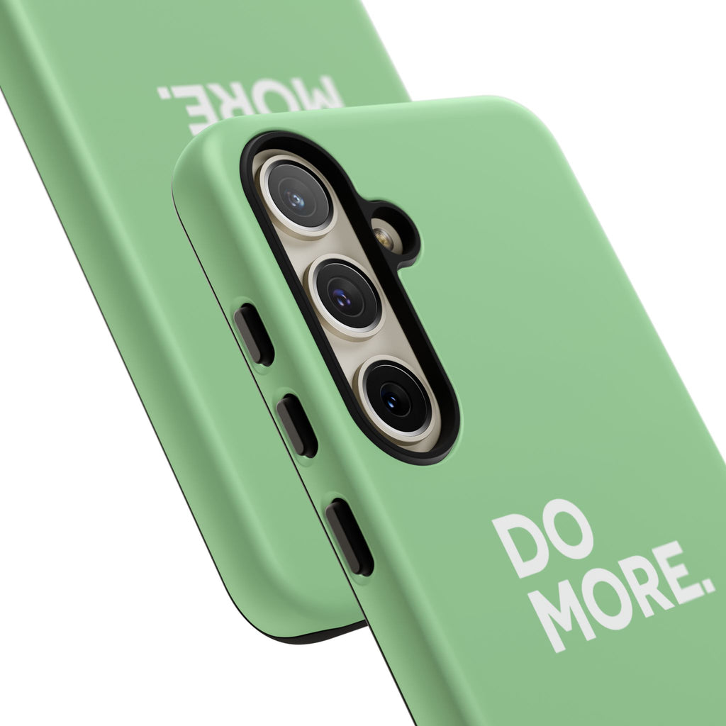 Do More Mint Green Tough Phone Case for iPhone, Galaxy,or Google Pixel