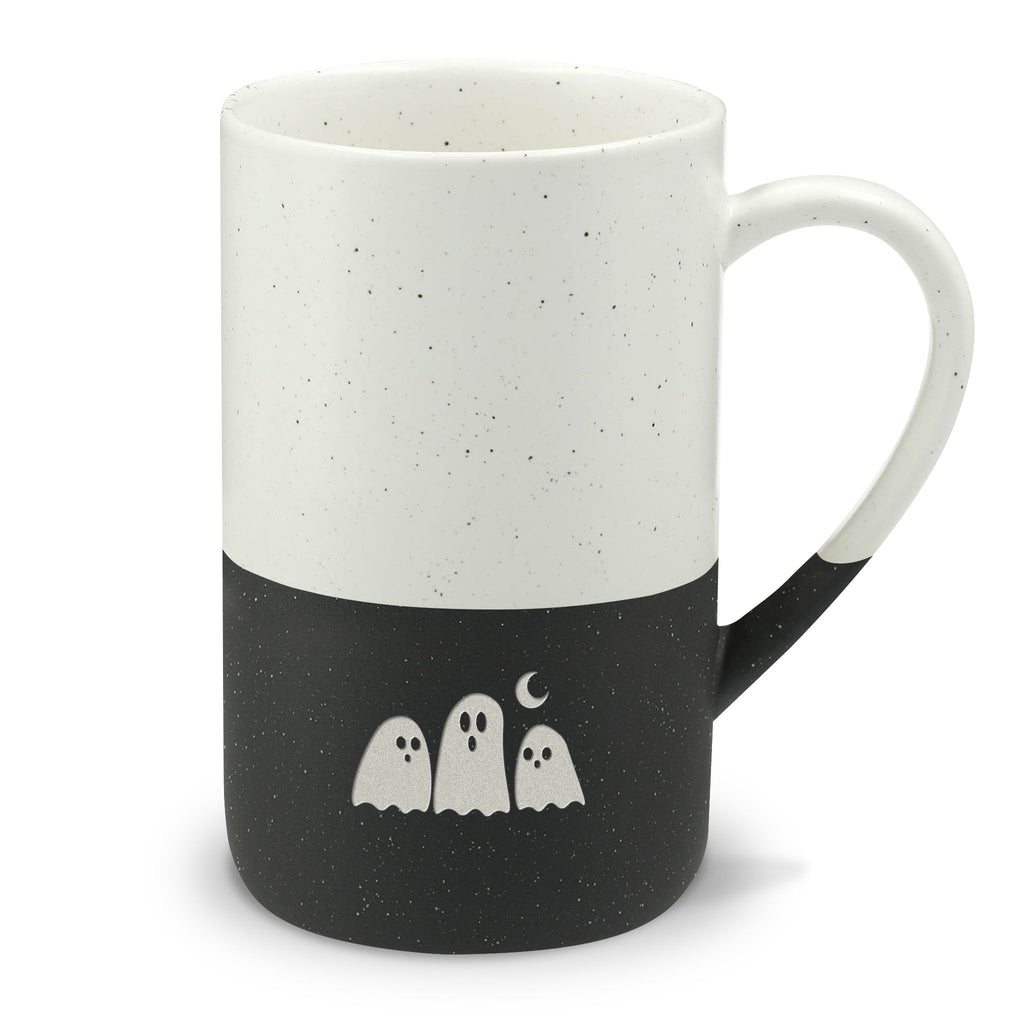 Spooky Boo Speckled Wayland Ceramic Mug, 13oz (Engraving)