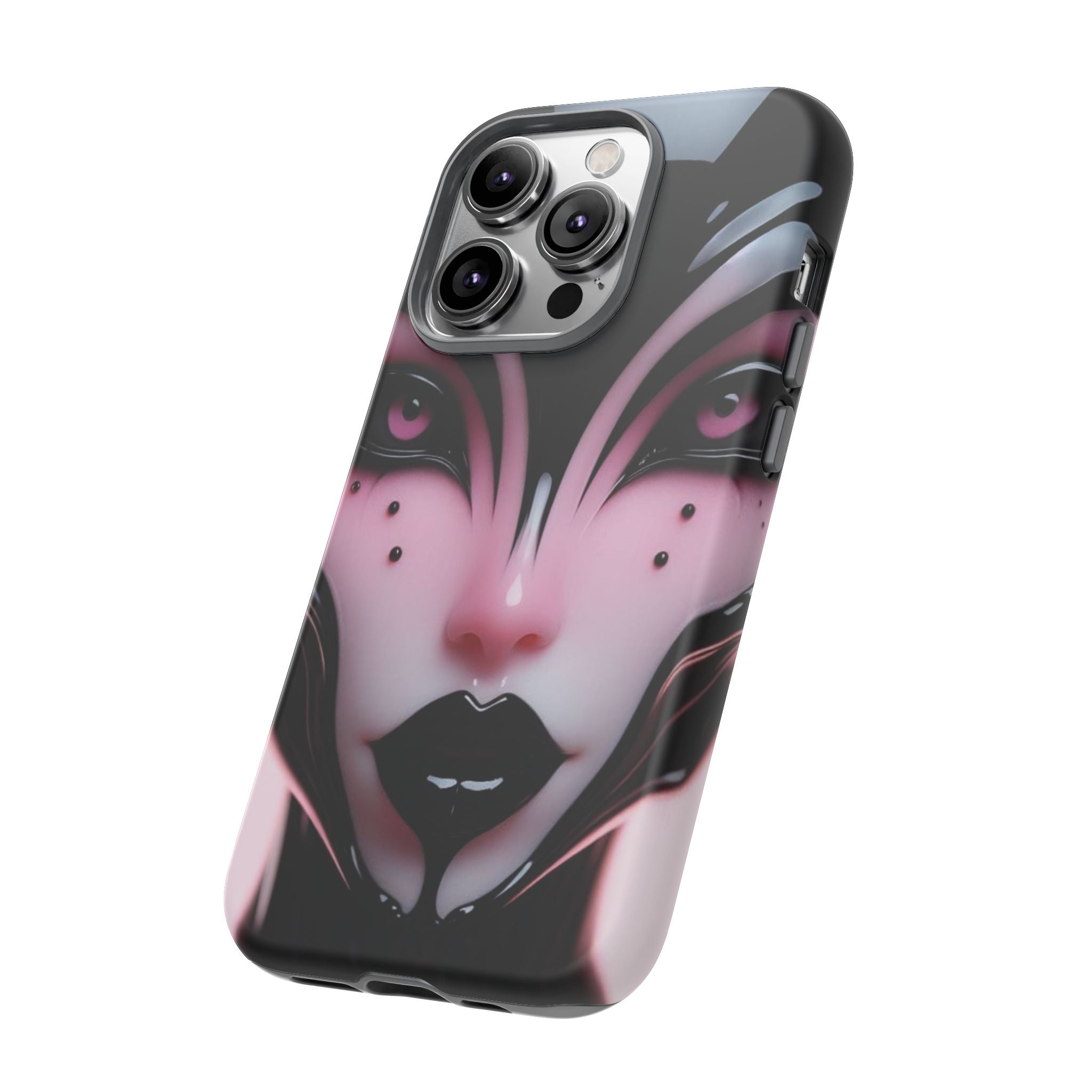 Pink Alien Tough Phone Case for iPhone, Galaxy, or Google Pixel
