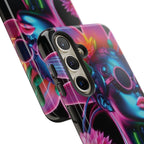 Neon Androgen Cactus Flower Tough Phone Case for iPhone, Galaxy, or Google Pixel