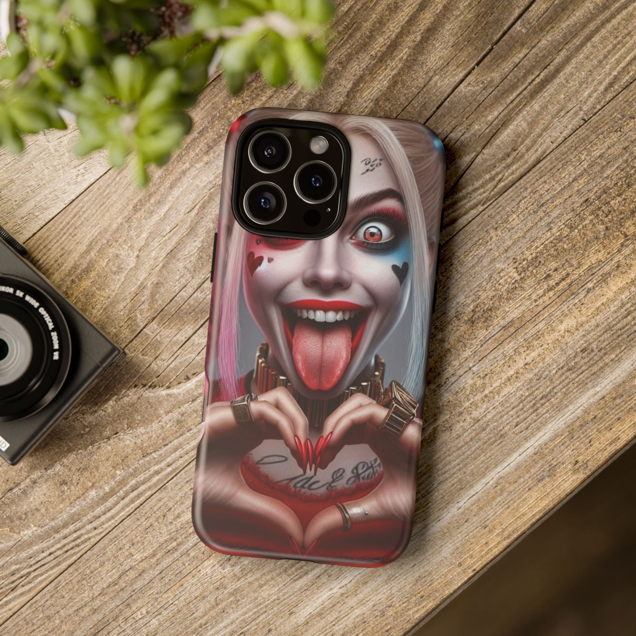 Harley Quinn Tough Phone Case for iPhone, Galaxy, or Google Pixel