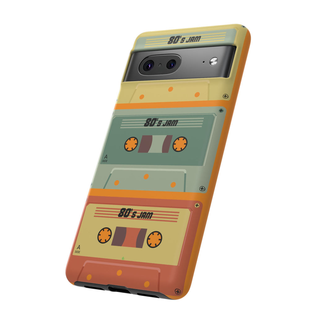 Retro 80's Jam RG Tough Phone Case for iPhone, Galaxy, or Google PIXEL