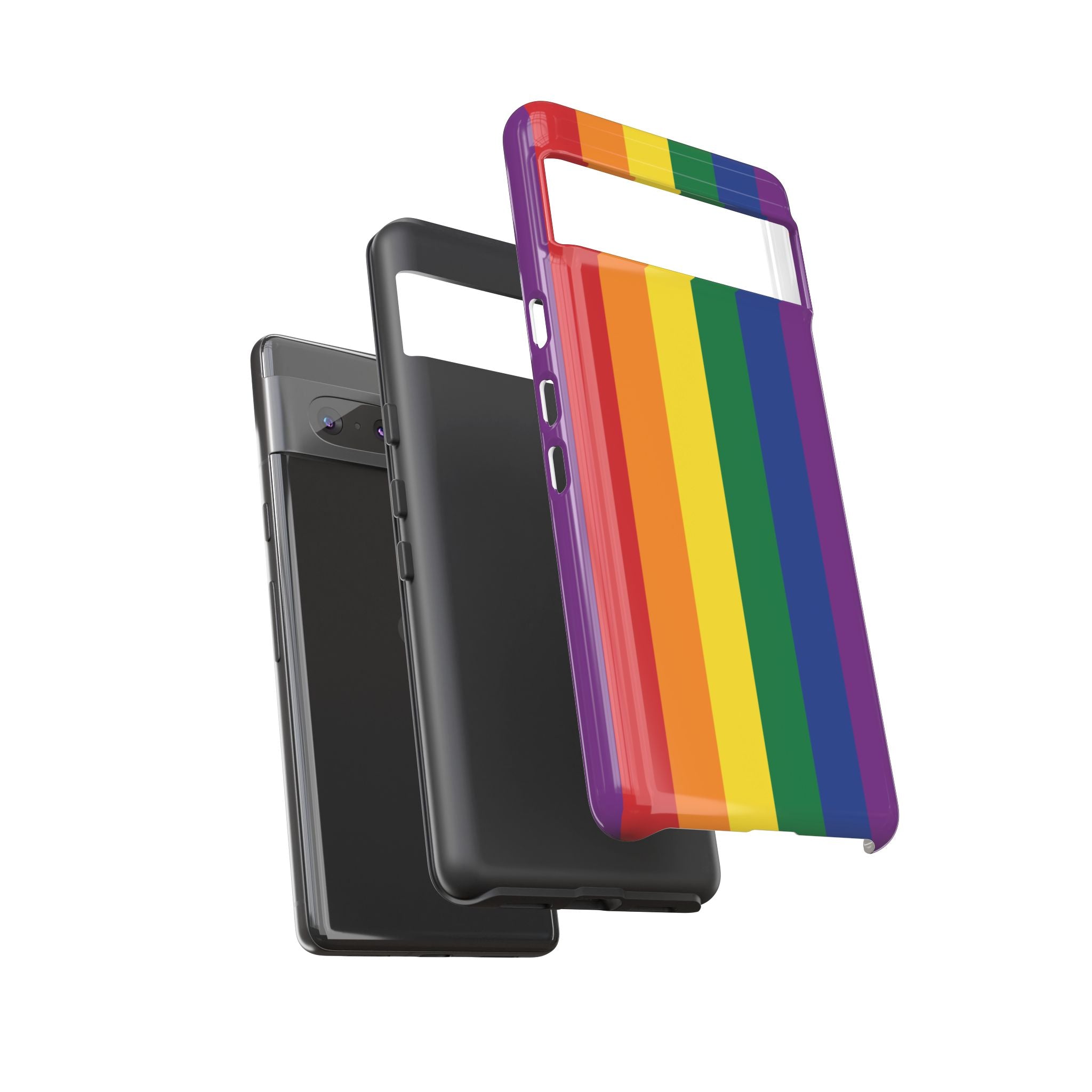 LGBTQ Rainbow Flag Tough Phone Case for iPhone, Galaxy, or Google Pixel