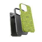 Neon Lime Wow Tough Case for iPhone, Galaxy, or Google Pixel