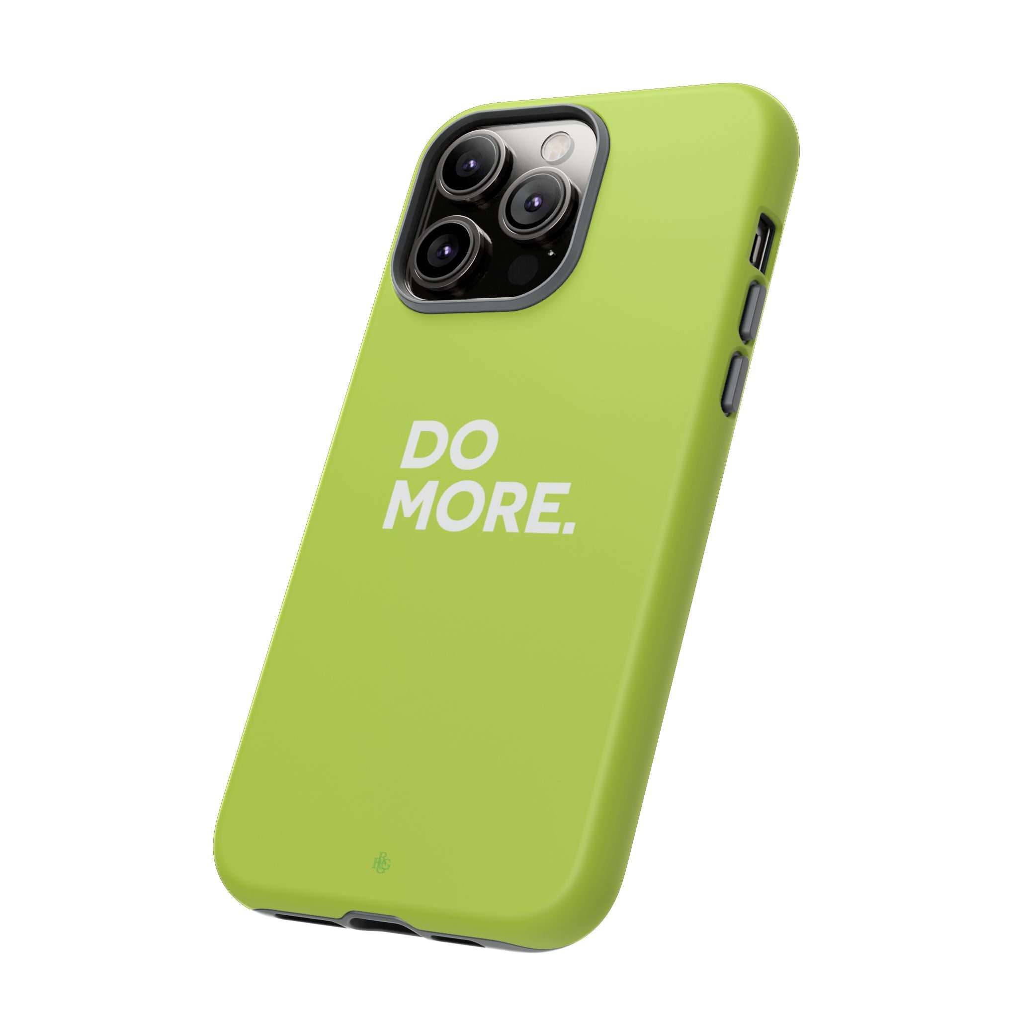 Do More (Neon Yellow) Tough Phone Case for iPhone, Galaxy or Google Pixel