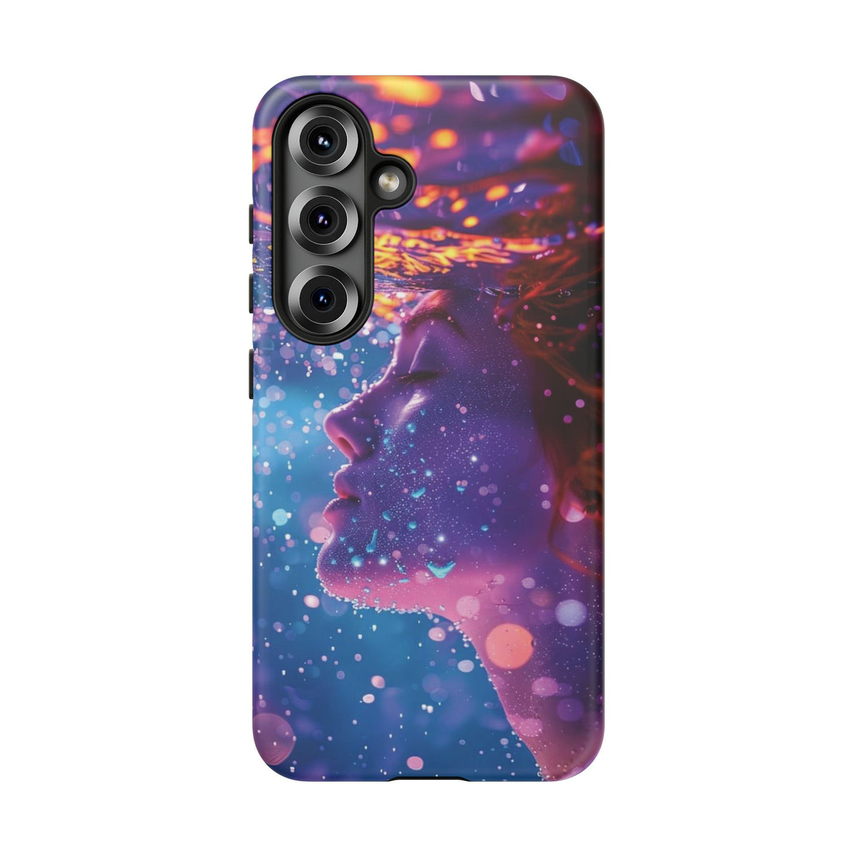 Meditating Underwater Tough Phone Case for iPhone, Galaxy, or Google Pixel