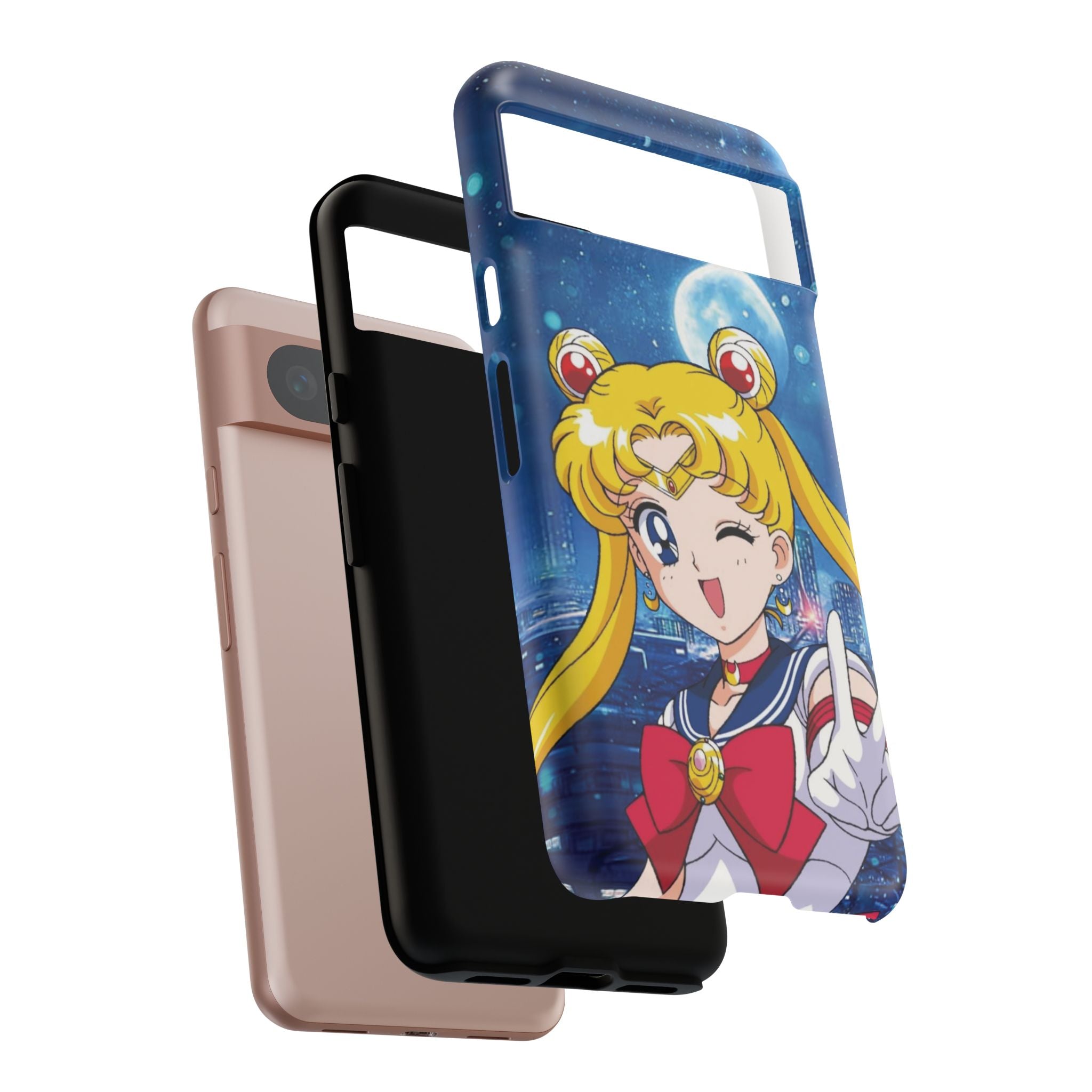 Blue S Moon Tough Case for iPhone, Galaxy, or Google Pixel