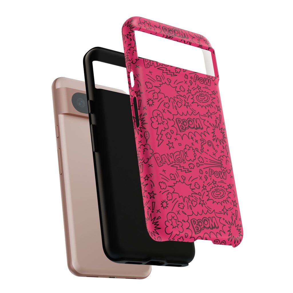 Boom Wow Tough Case for iPhone, Galaxy, or Google Pixel