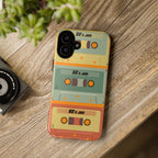 Retro 80's Jam RG Tough Phone Case for iPhone, Galaxy, or Google PIXEL