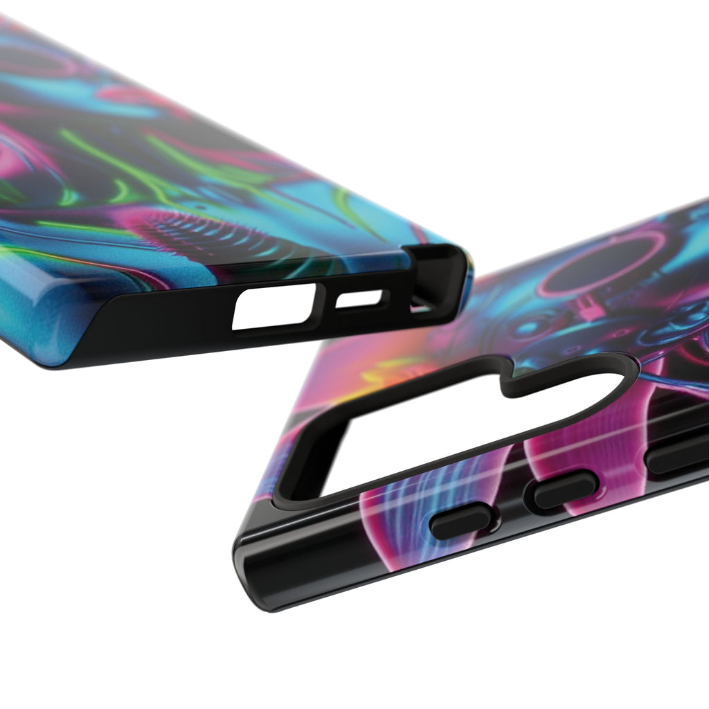 Neon Androgen Cactus Flower Tough Phone Case for iPhone, Galaxy, or Google Pixel