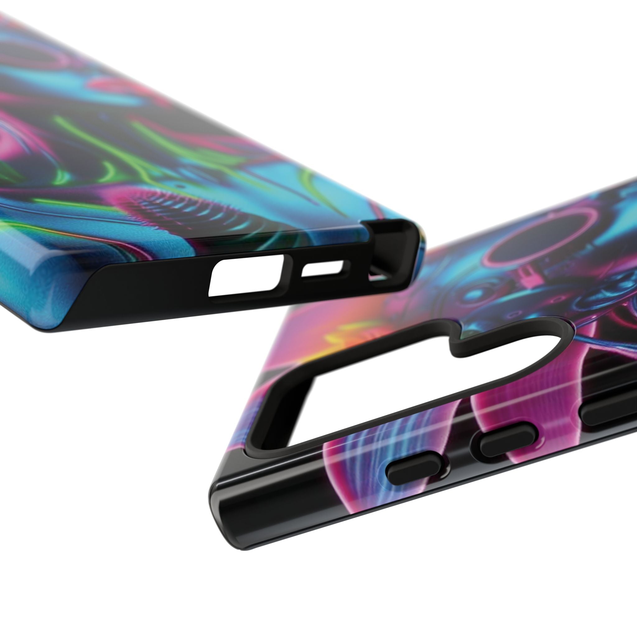 Neon Androgen Cactus Flower Tough Phone Case for iPhone, Galaxy, or Google Pixel