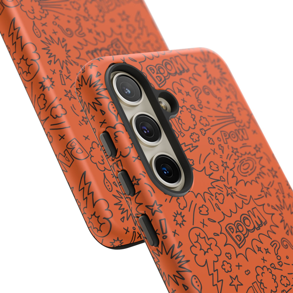 Wow Orange Tough Case for iPhone, Galaxy, or Google Pixel