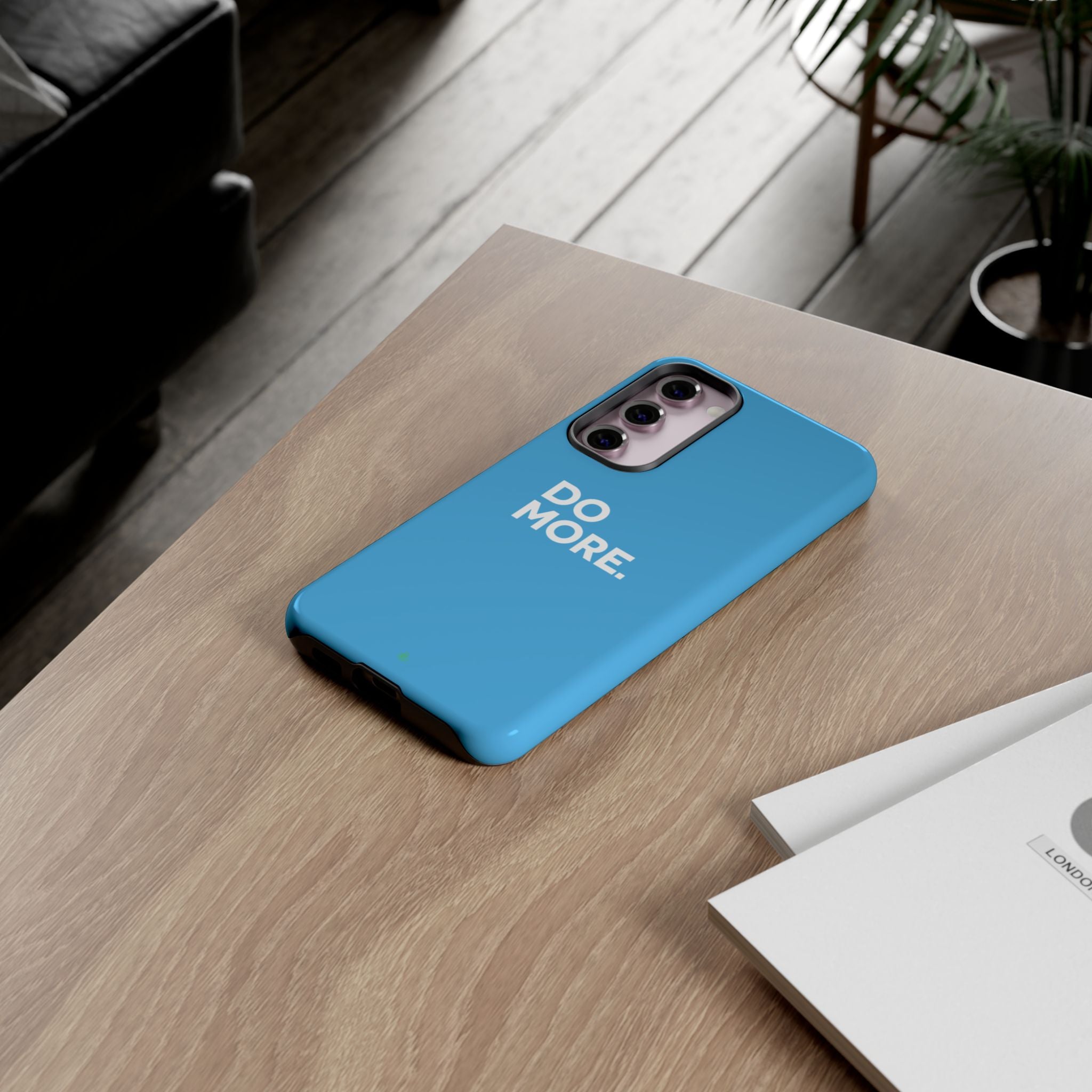 Do More (Bright Blue) Tough Case iPhone, Galaxy, or Google Pixel