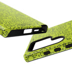 Neon Lime Wow Tough Case for iPhone, Galaxy, or Google Pixel