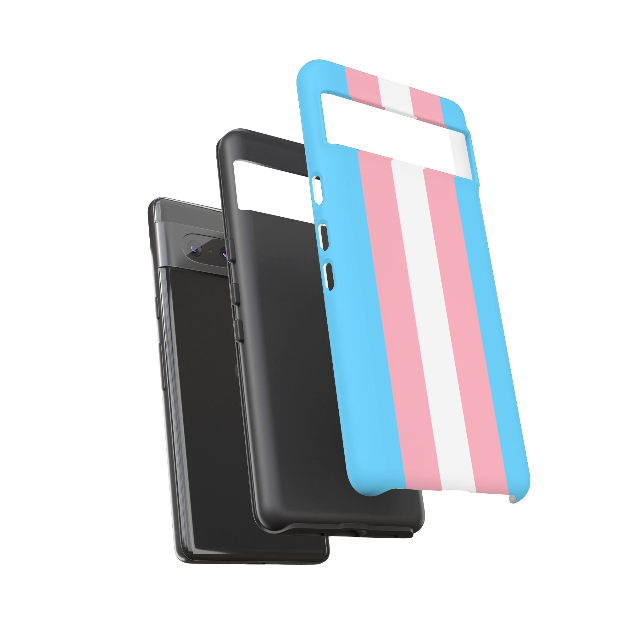Trans Colors Tough Phone Case for iPhone, Galaxy, or Google Pixel