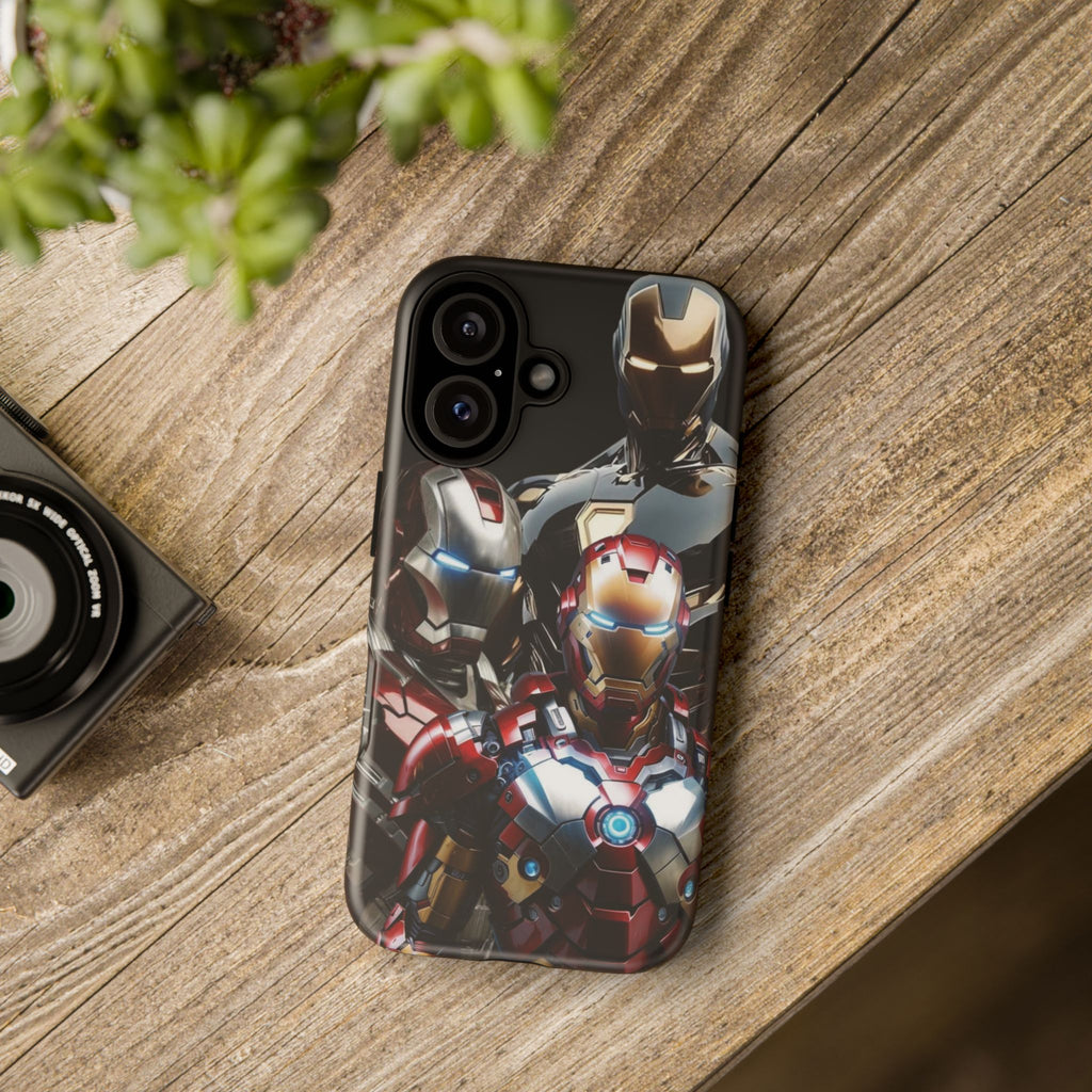 Iron Man Tough Phone Case for iPhone, Galaxy, or Google Pixel