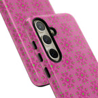 Floresta Heart Pink Tough Phone Case iPhone, Galaxy, or Google Pixel