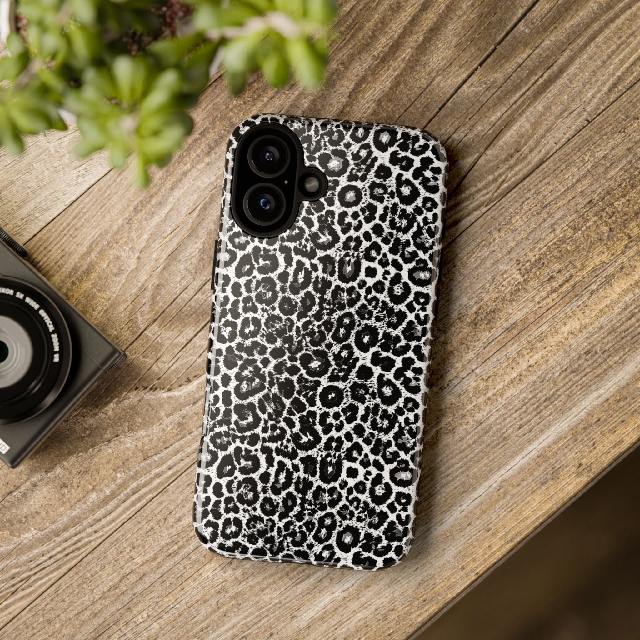 Leopard Tough Phone Case iPhone, Galaxy, or Google Pixel