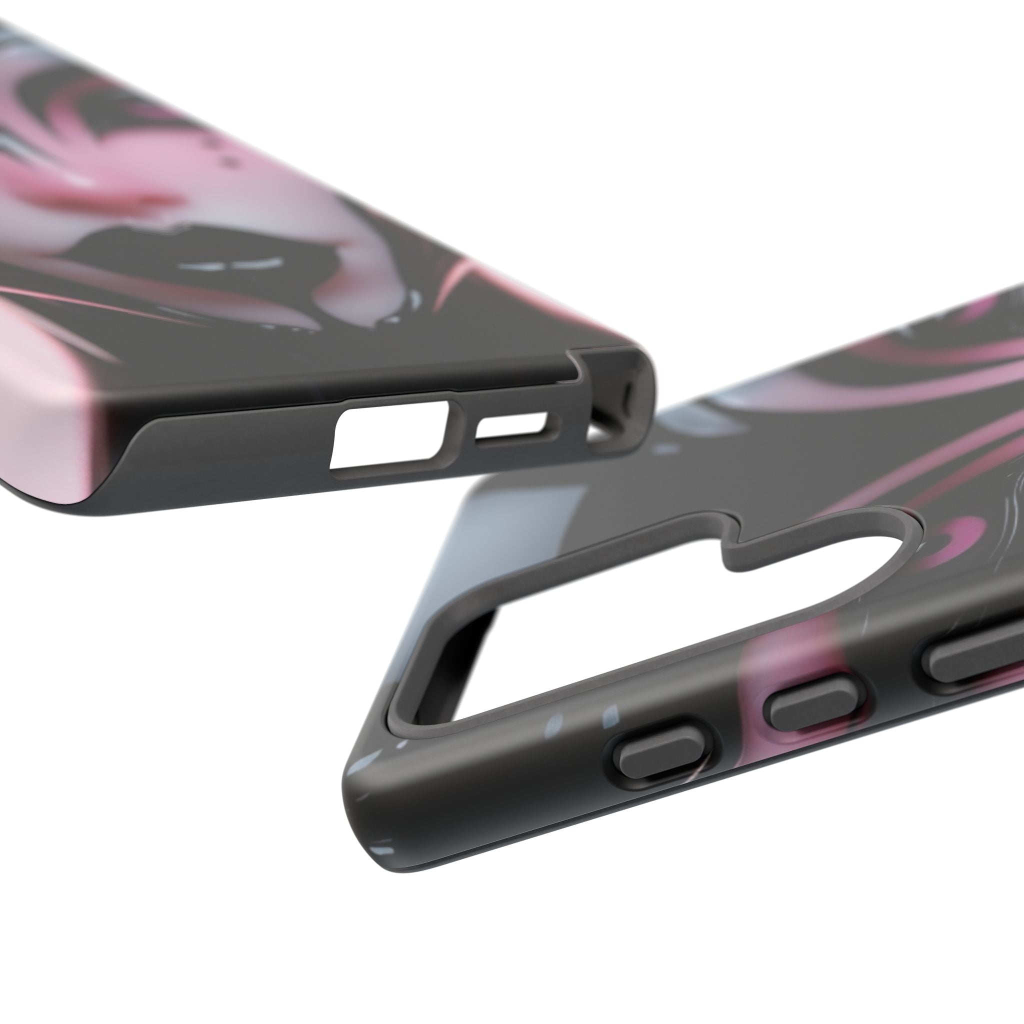 Pink Alien Tough Phone Case for iPhone, Galaxy, or Google Pixel
